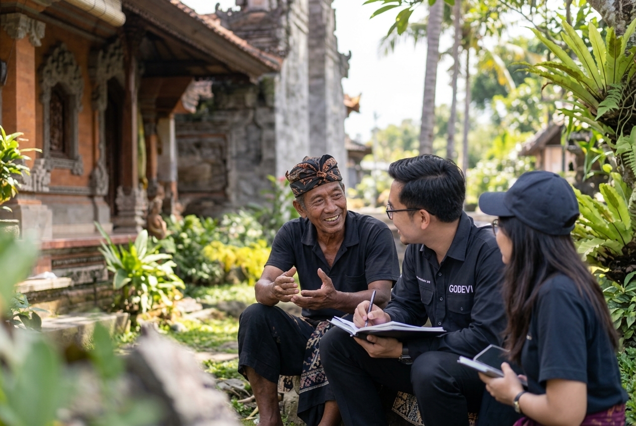 GODEVI authentic Indonesian village 1